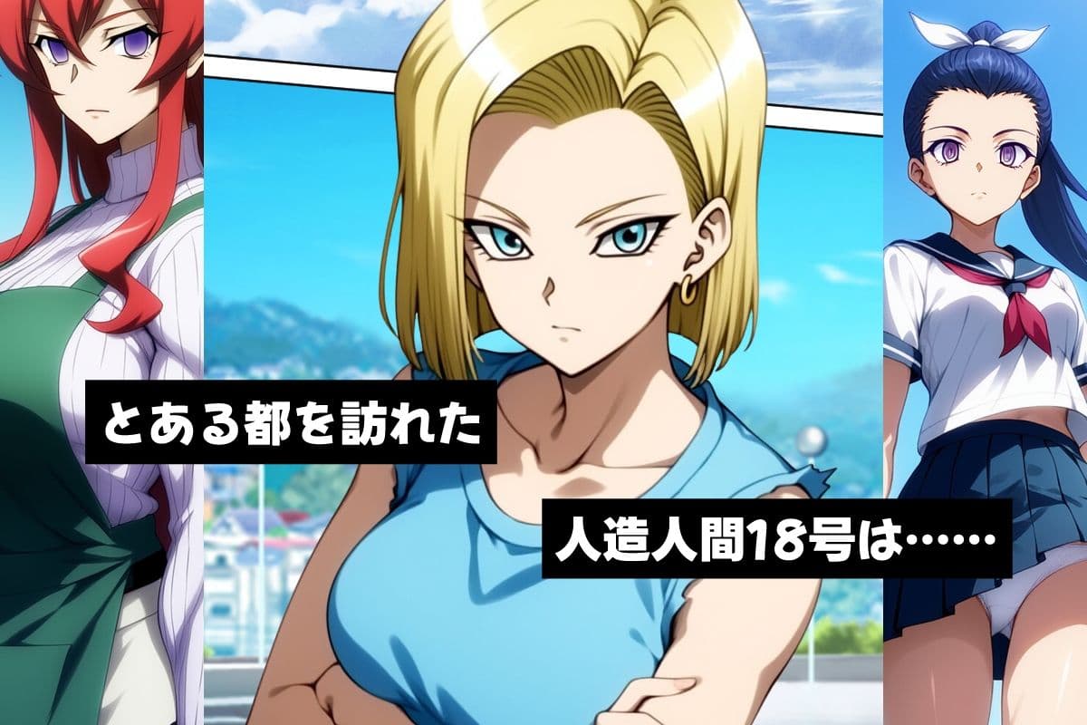 盗まれた肉体-人造人間18号- サンプル画像 1