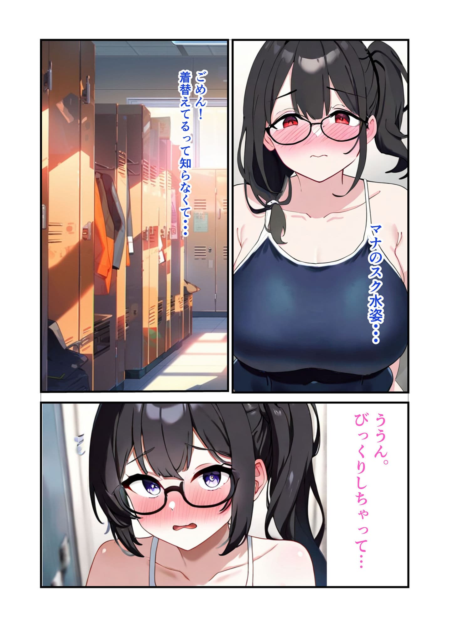 スク水の君と両想い記念日 サンプル画像 2