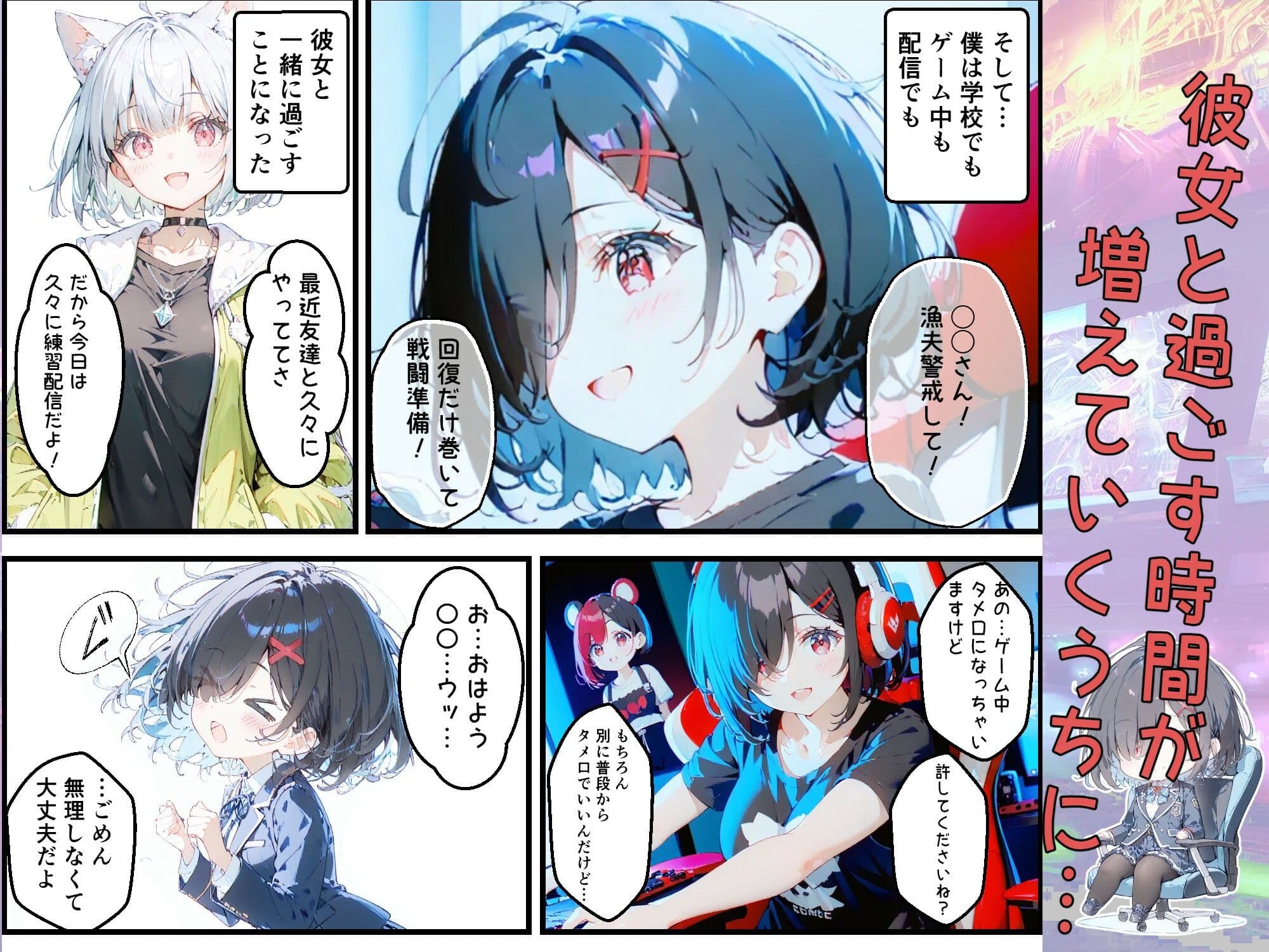 実は推しのVtuberだった地味なクラスメイトと甘々初えっち サンプル画像 5