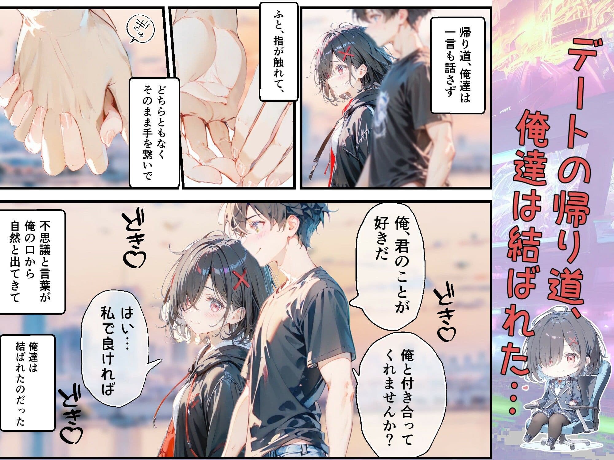 実は推しのVtuberだった地味なクラスメイトと甘々初えっち サンプル画像 6