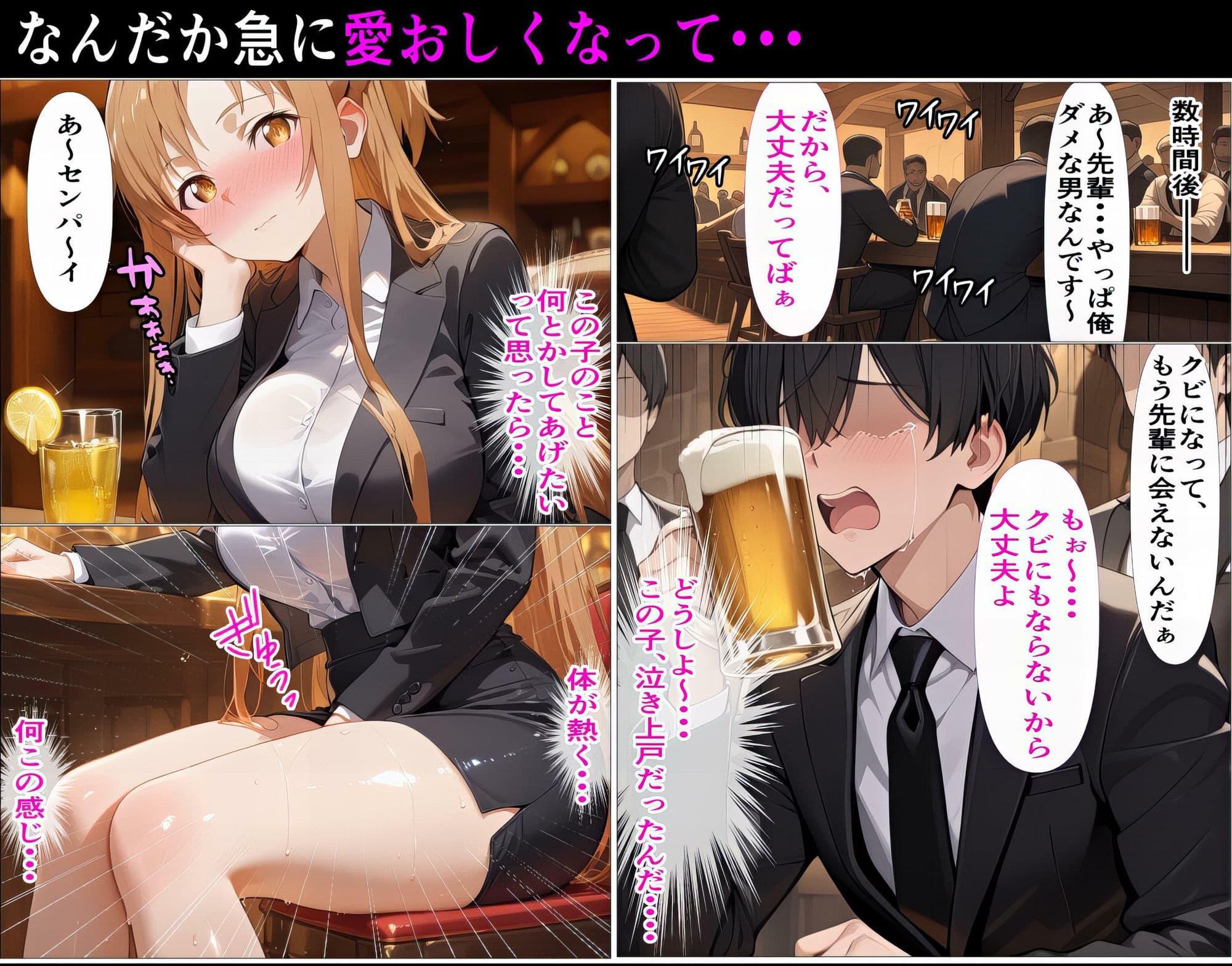 もしもアスナが会社の先輩だったら〜失敗続きの後輩を体を使って愛情たっぷりで癒す〜 サンプル画像 3