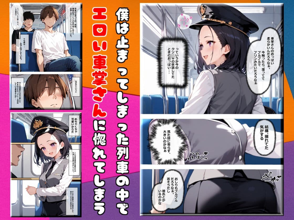 ヤリマンビッチを誰もいない車両に監禁して、死ぬほどハメ撮りした話〜中出し列車で働くビッチ〜 サンプル画像 1