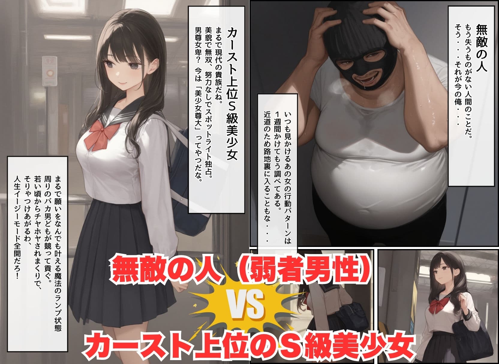 【無敵の人】人生に絶望した弱者男性のおじさんが無敵になるまで サンプル画像 2