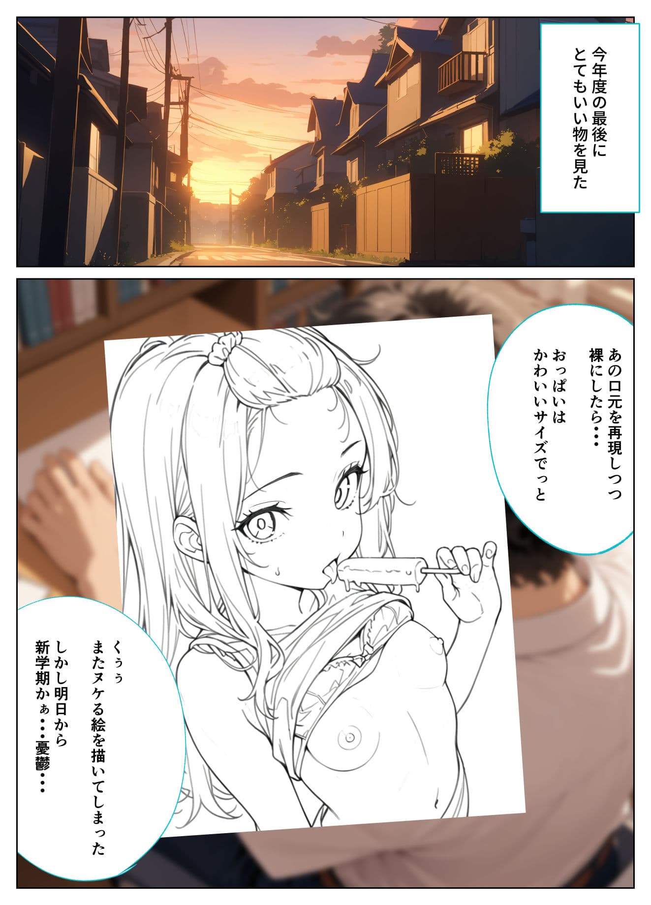 童貞モブがハーレム主人公になるまであと100日〜ぼっちメガネにイカされて〜 サンプル画像 2