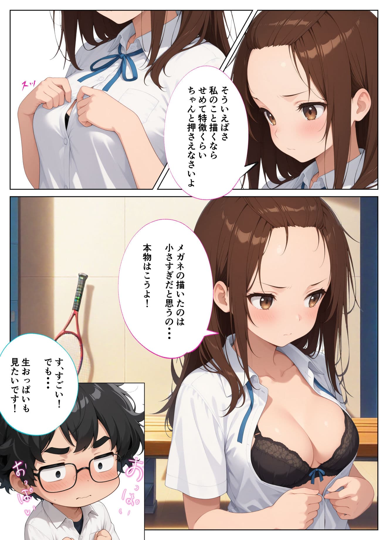 童貞モブがハーレム主人公になるまであと100日〜ぼっちメガネにイカされて〜 サンプル画像 7