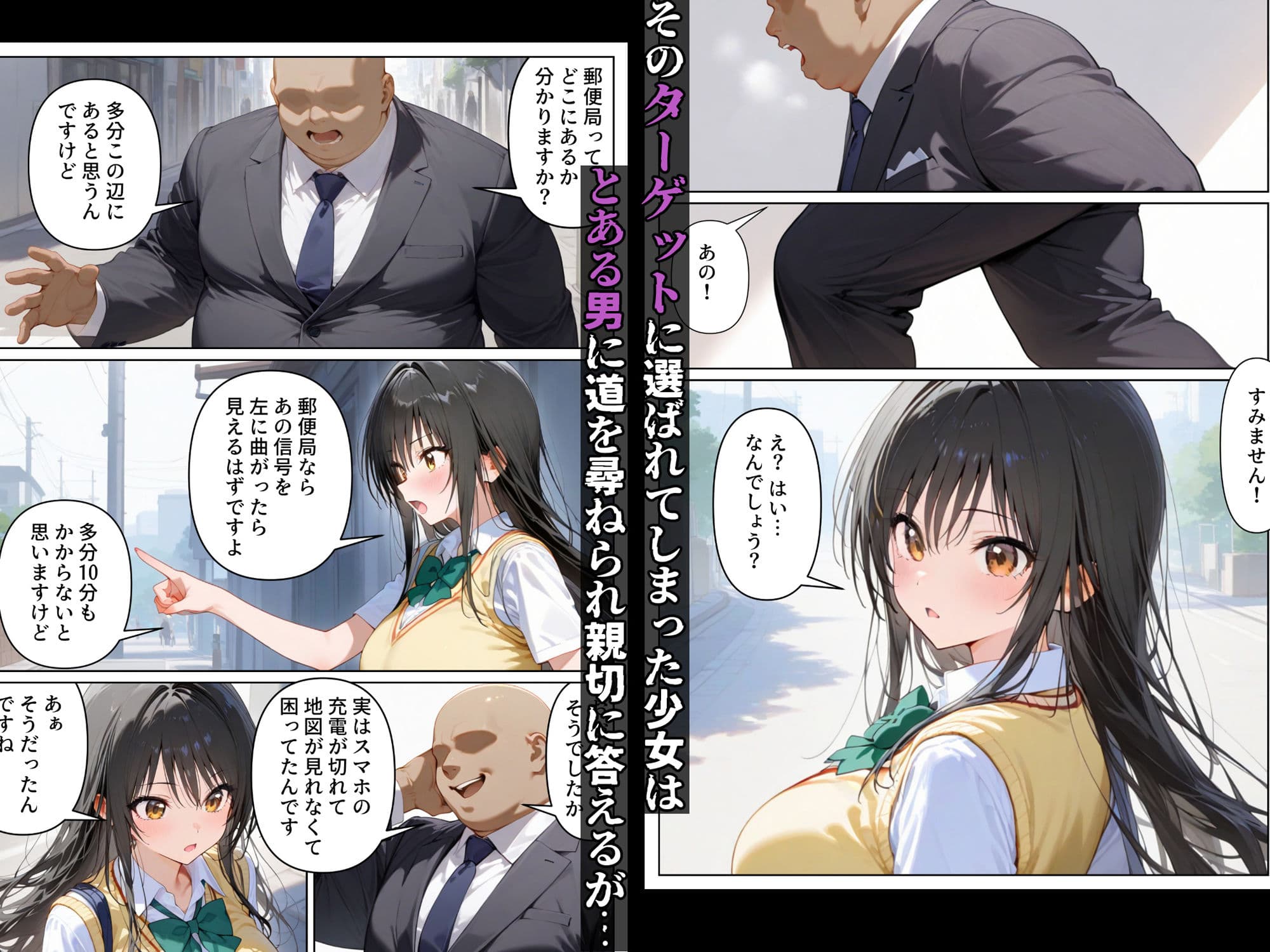 泣かせ屋代行 古〇川唯編 〜強気なツンデレ少女をキモデブおじさんが泣くまで徹底的に弄ぶ!!〜 サンプル画像 2