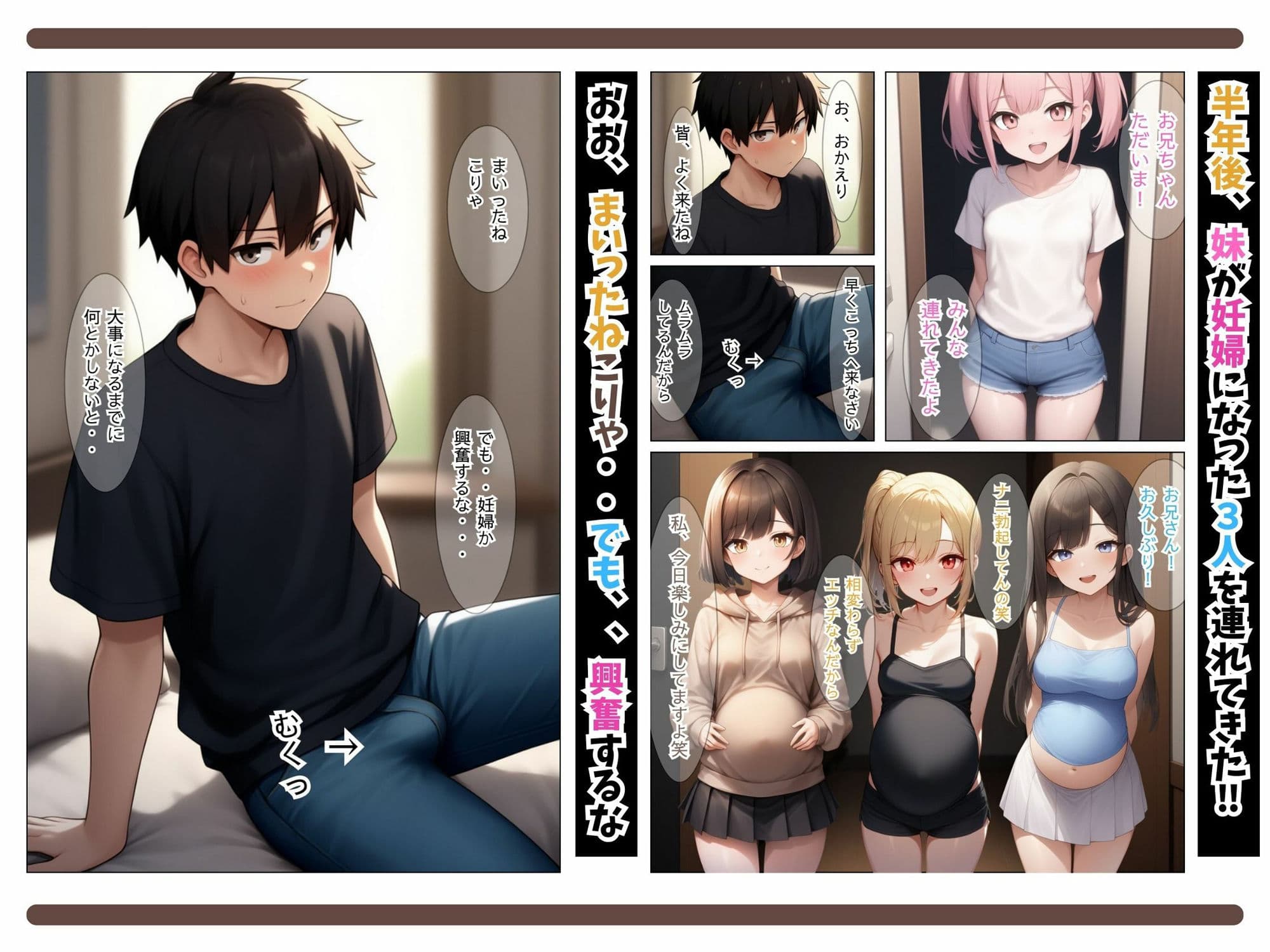 俺は妹の友達とお風呂で処女膜貫通SEXをする。〜妹の悪友(きなこ)美容友達(りなこ)勉強友達(まゆこ)と発育途上ハーレム乱交物語〜 サンプル画像 10