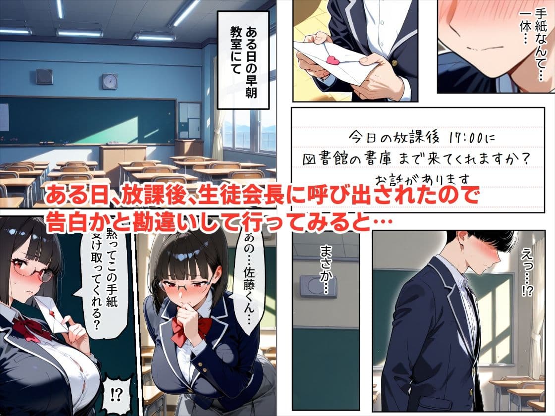 生徒会長は僕を虐めることでストレス解消しています サンプル画像 3