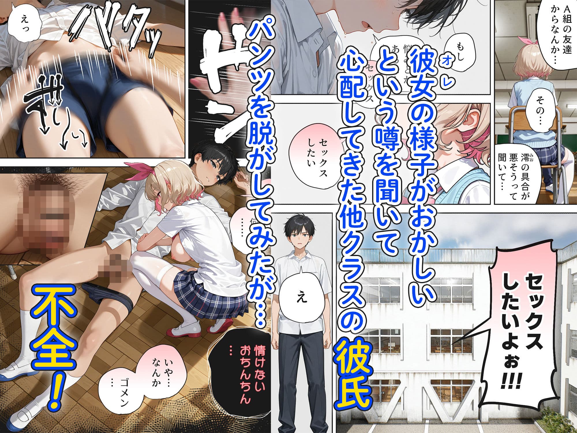 キモおじ⇔JK入れ替わり【2】クラスの男子誰の赤ちゃん孕むかな? サンプル画像 4