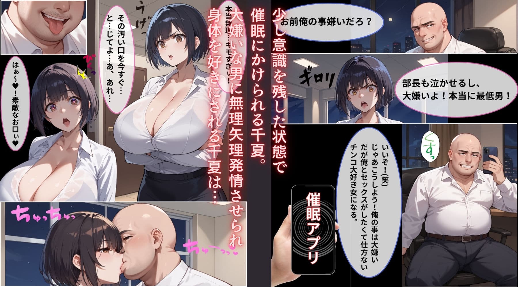 催●支配 万年ヒラ社員の俺を馬鹿にする生意気巨乳新入社員が来たので新人裏研修でメス堕ちさせてみた。 サンプル画像 7