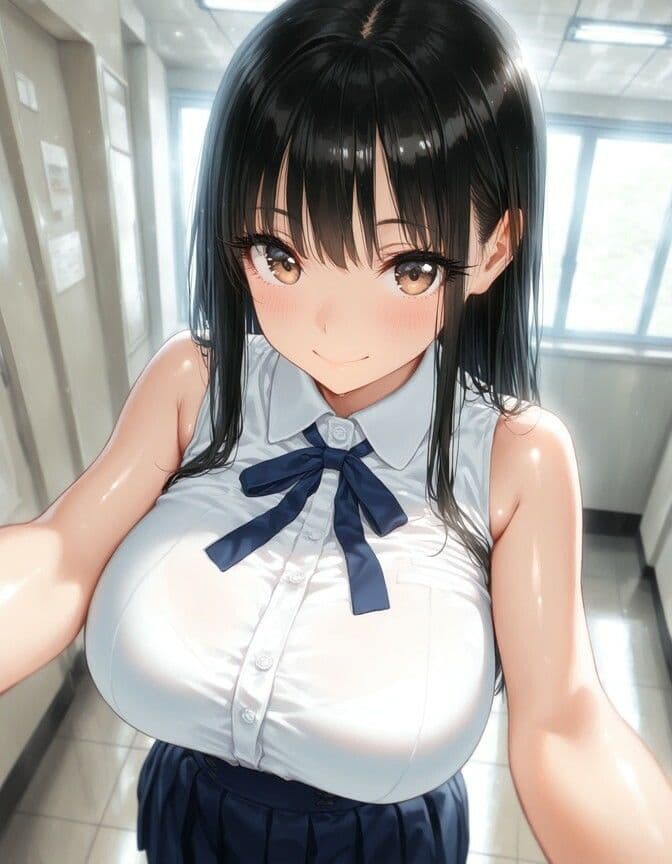 清掃員として名門女学院で蔑まれる日々を送る冴えない中年男が不思議な催●アプリで高貴な巨乳お嬢様の初体験をいただく話 サンプル画像 1