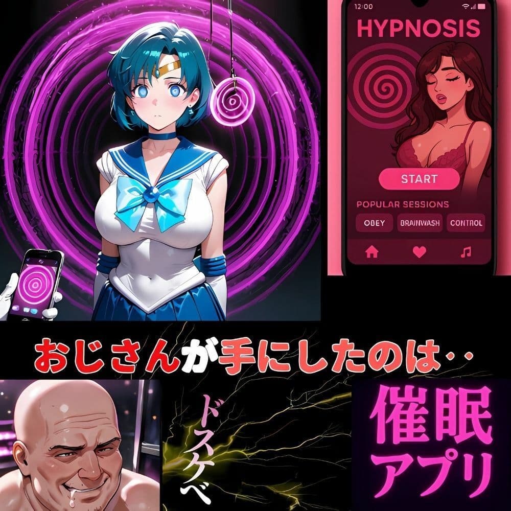 催●アプリ‥洗脳アプリに敗れた戦乙女‥セーラーマーキュリー サンプル画像 1