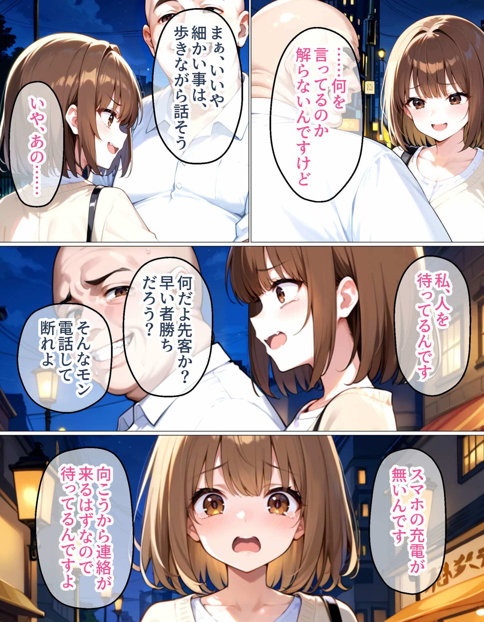 上京したばかりの大学1年生がおじさんに寝取られました サンプル画像 9