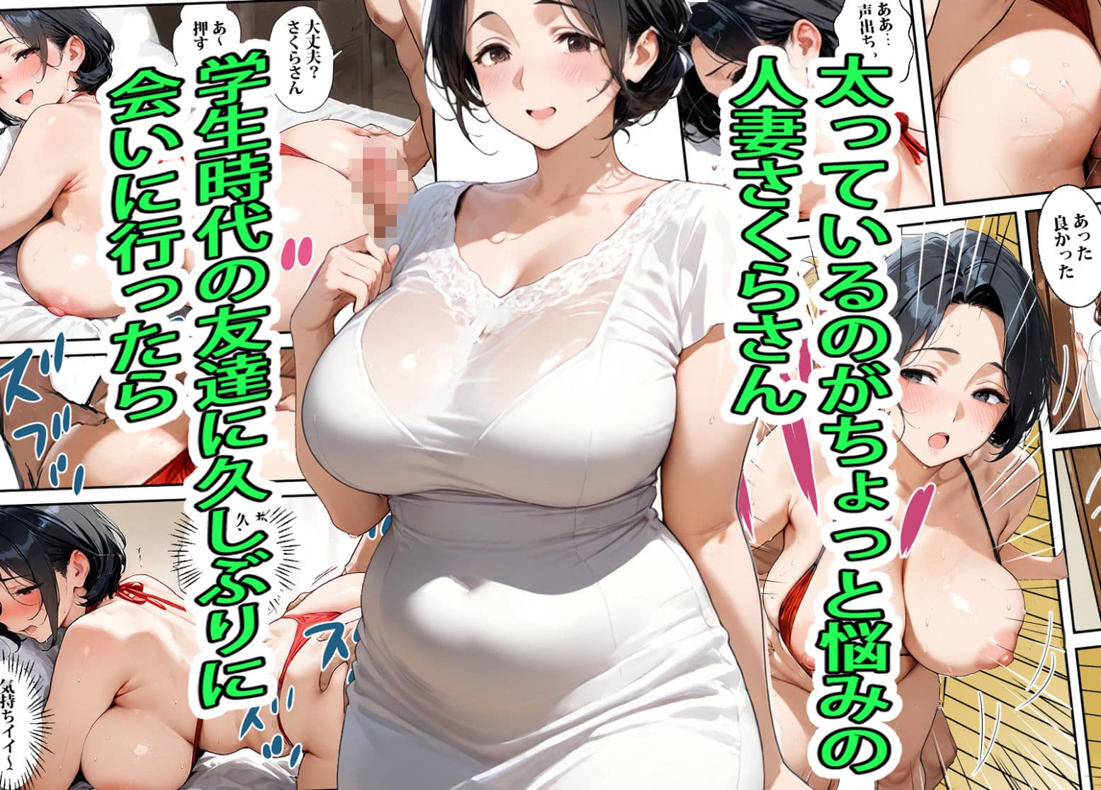 人妻さくらさんは能天気  ビキニを着たら友達の息子チャラオにハメられた サンプル画像 1