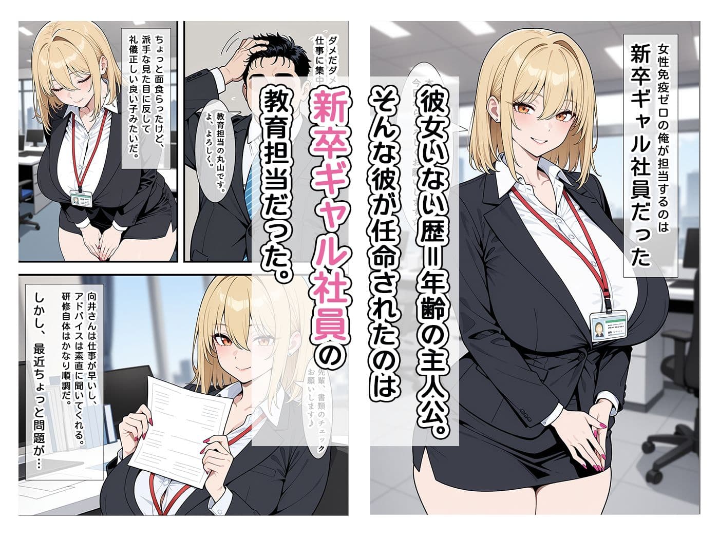 あざとい系新卒ギャルにガチ恋されてしまった話 サンプル画像 1