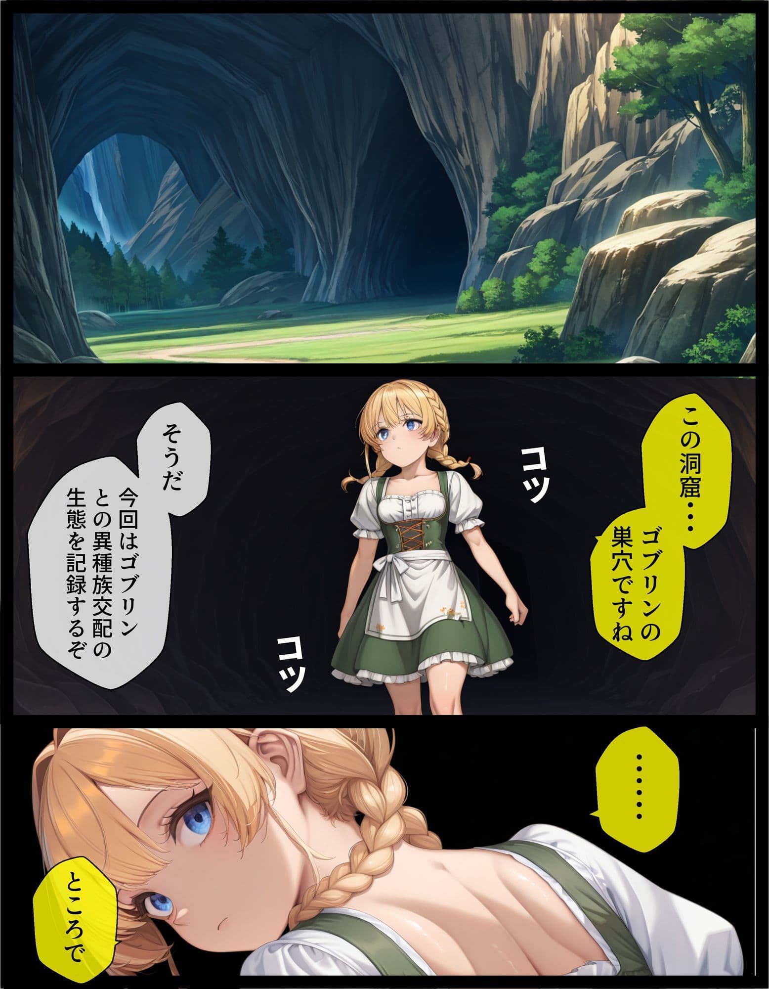 TSして異種姦されたい〜ゴブリン輪●編〜 サンプル画像 2