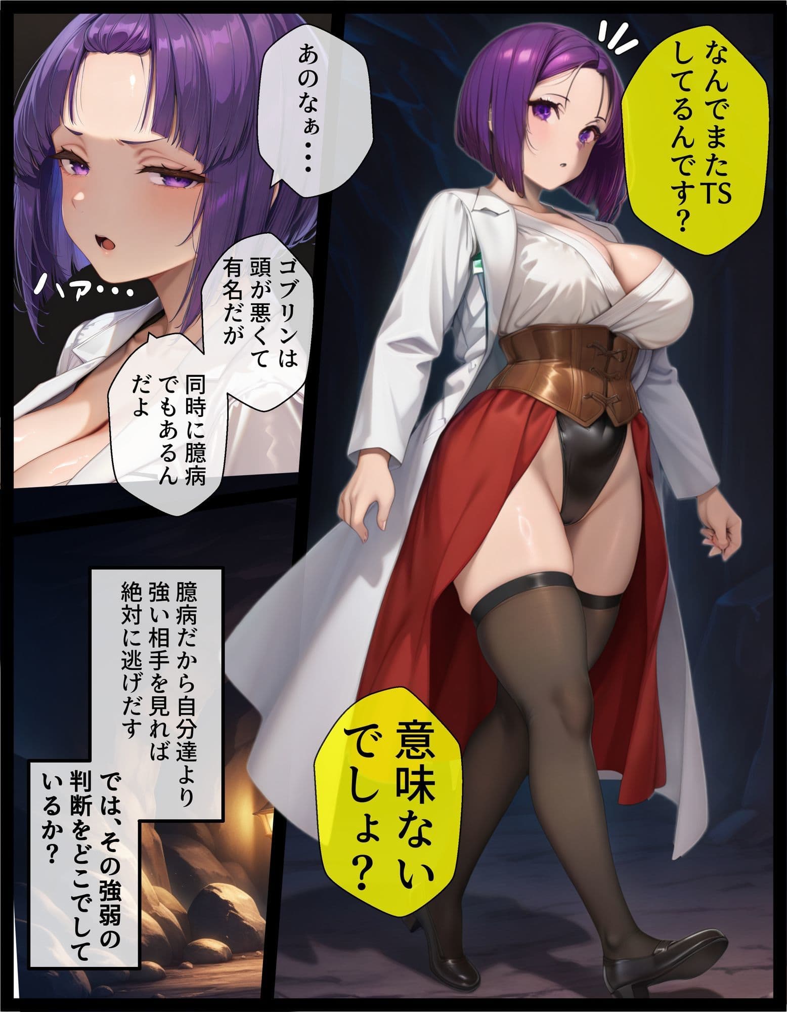 TSして異種姦されたい〜ゴブリン輪●編〜 サンプル画像 3