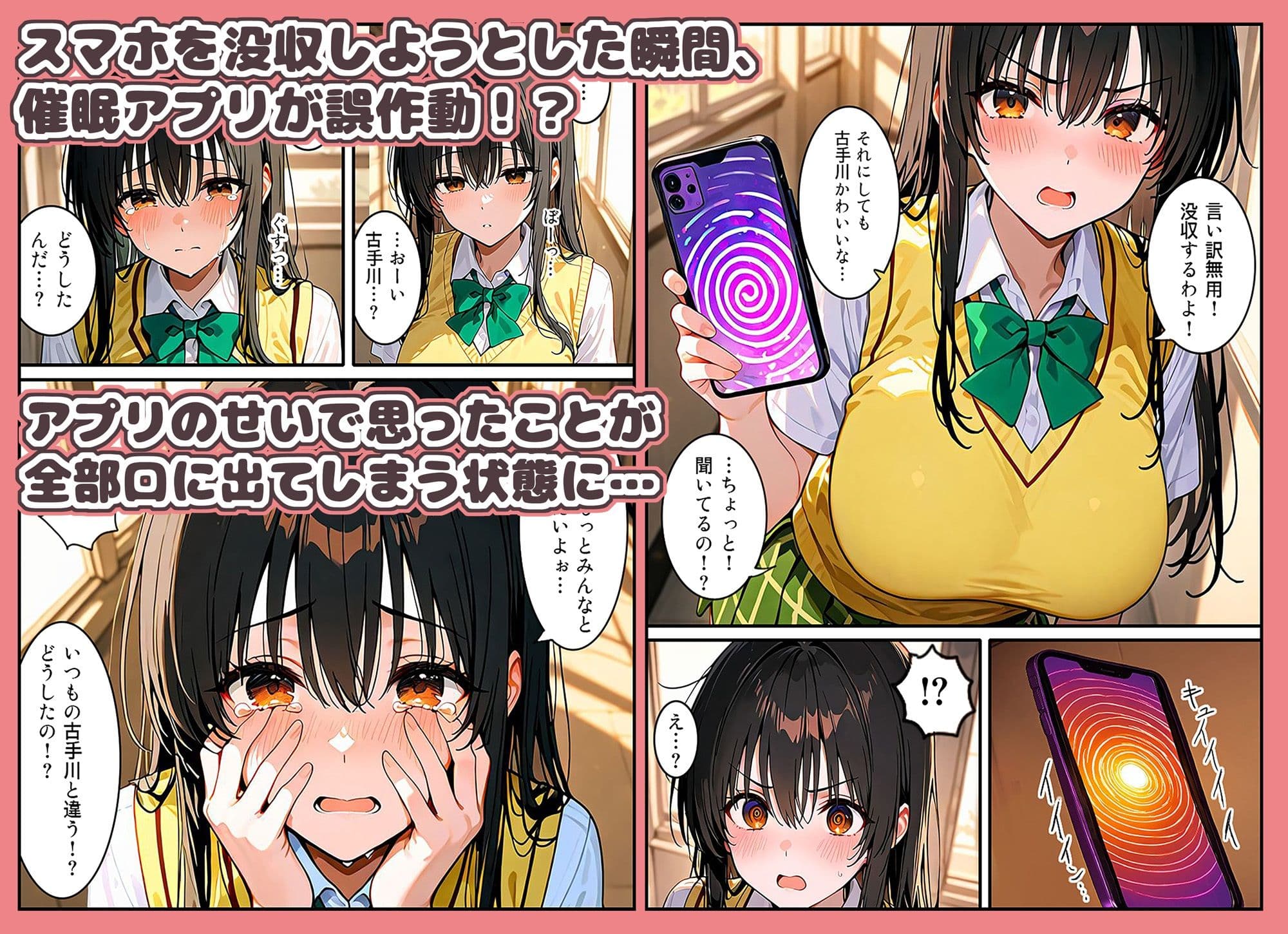 催●アプリで本音と欲望が全部口から出ちゃう古手川唯の話 サンプル画像 2