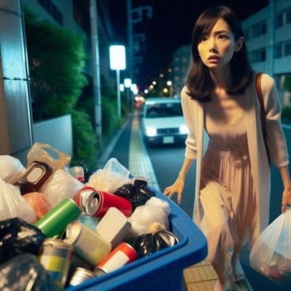 レ●プしやすい場所:ゴミ捨て場でレ●プする方法【性的暴行】【レ●プマニュアル】 サンプル画像 1