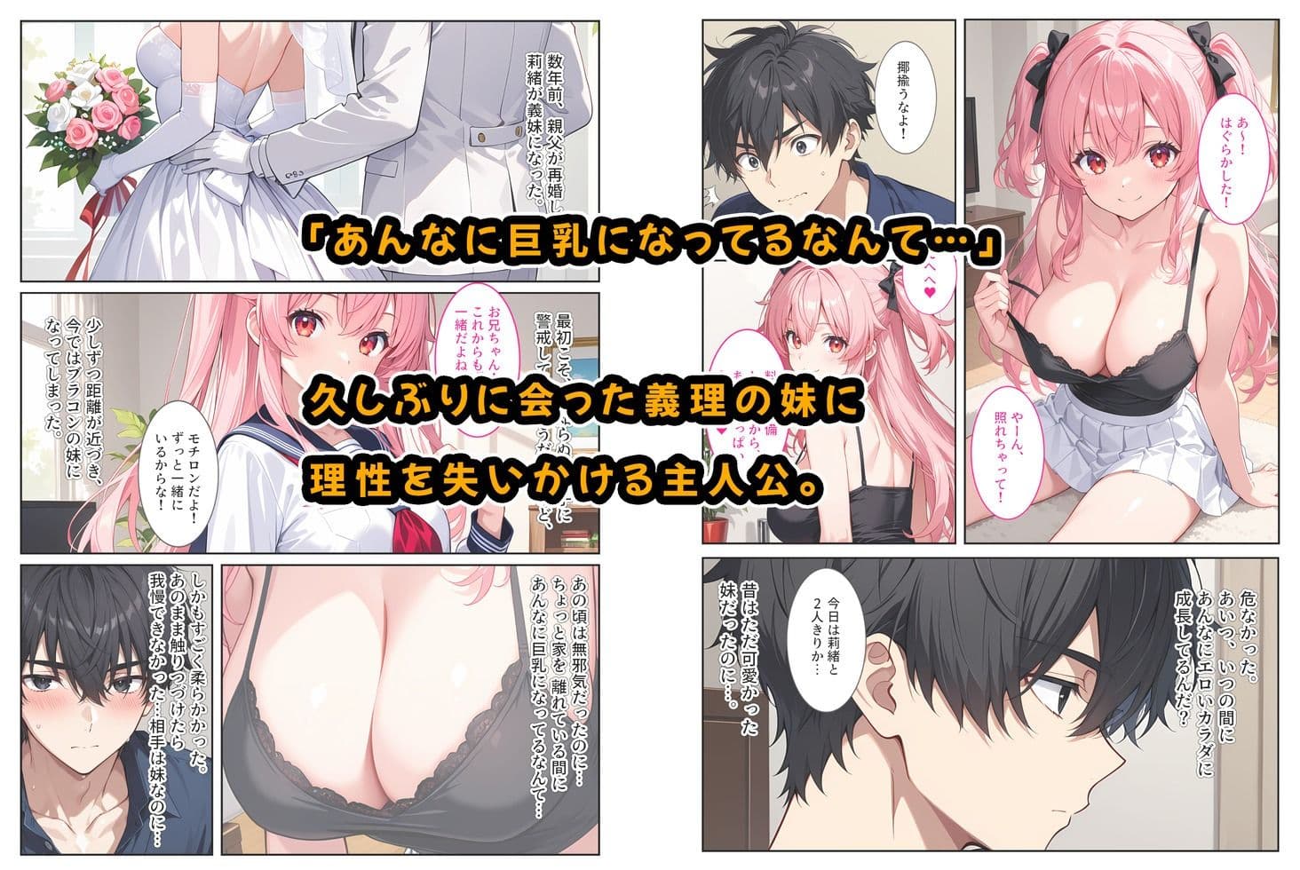 爆乳サキュバスの妹に精液を搾り取られてます! サンプル画像 3