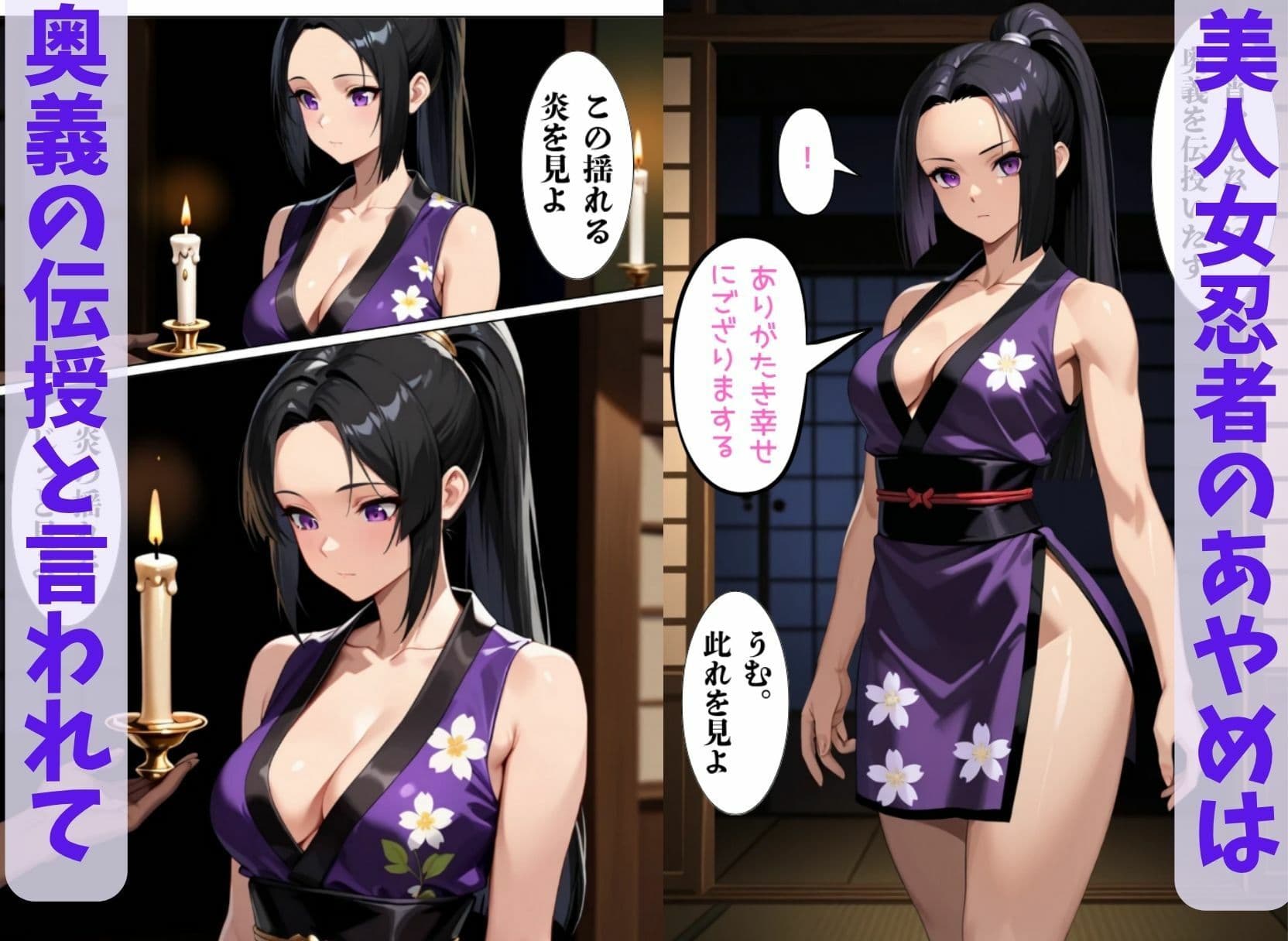 催◯くのいち乱れあやつり1 〜美人忍者は淫らな暗示で操られ言いなりの精処理人形になる〜 サンプル画像 1