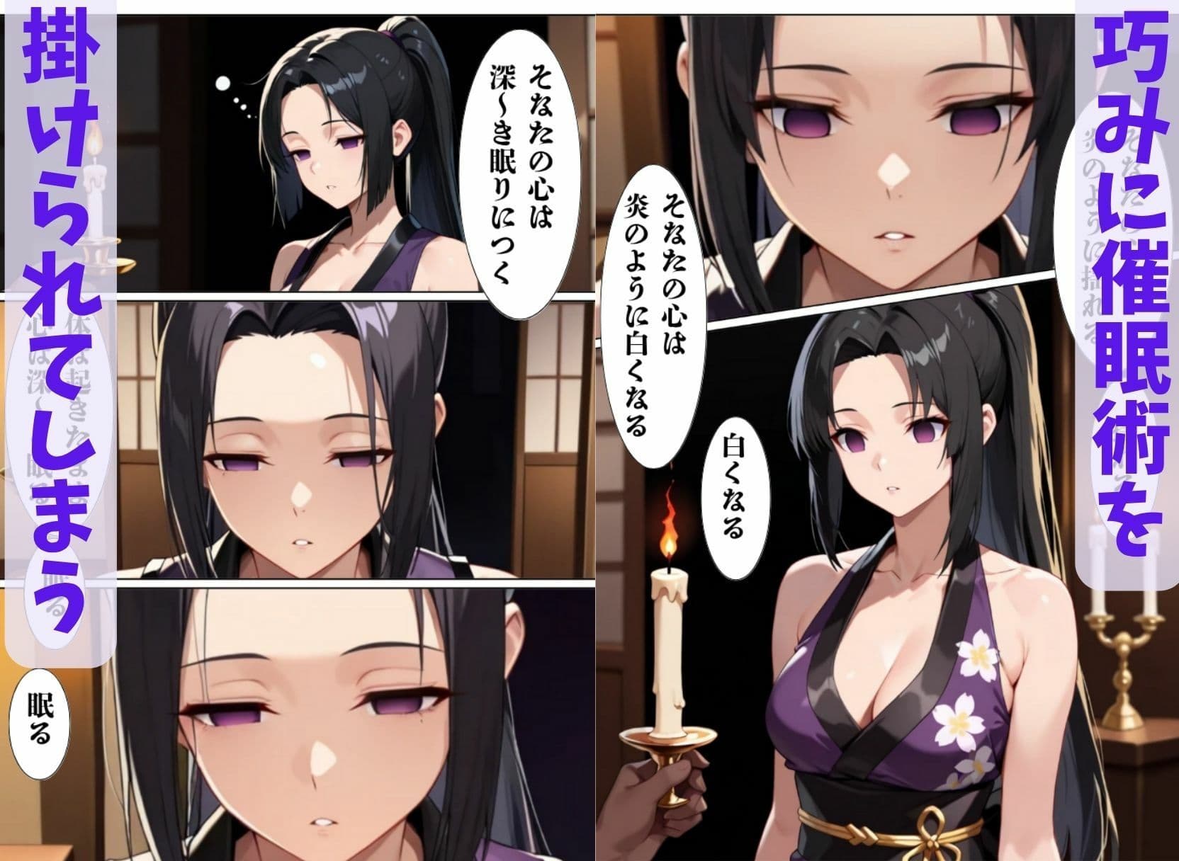 催◯くのいち乱れあやつり1 〜美人忍者は淫らな暗示で操られ言いなりの精処理人形になる〜 サンプル画像 2