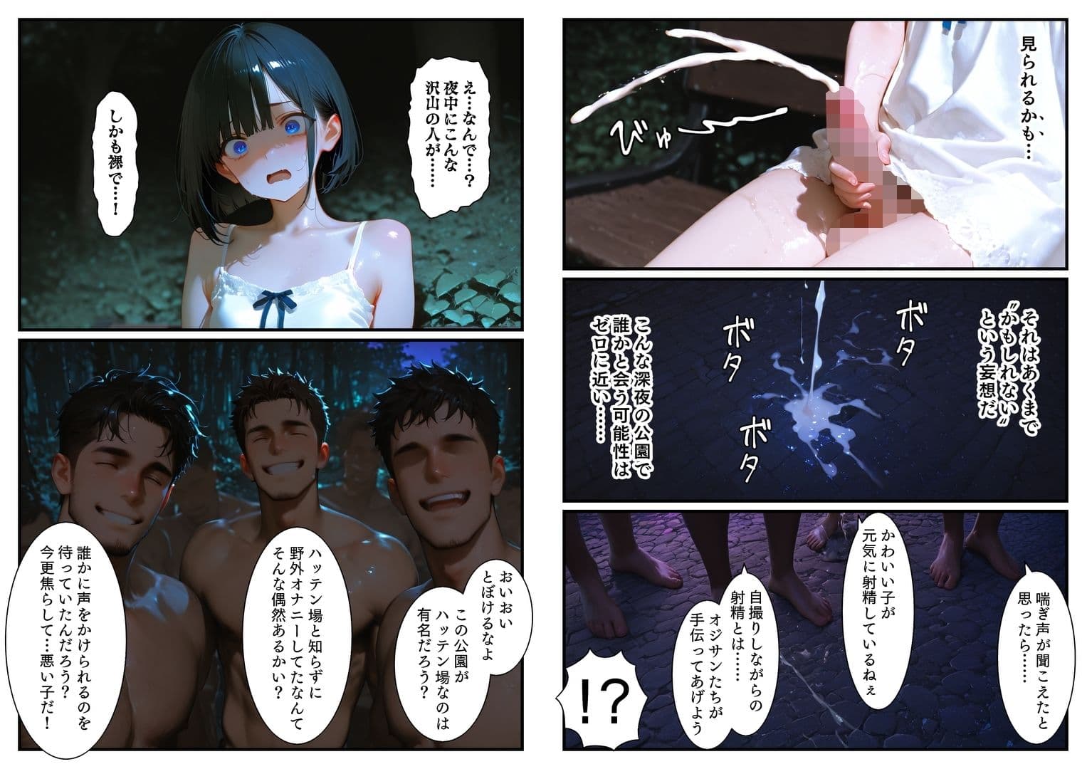 女装少年の性活 電車チカン&公園乱交編 サンプル画像 6