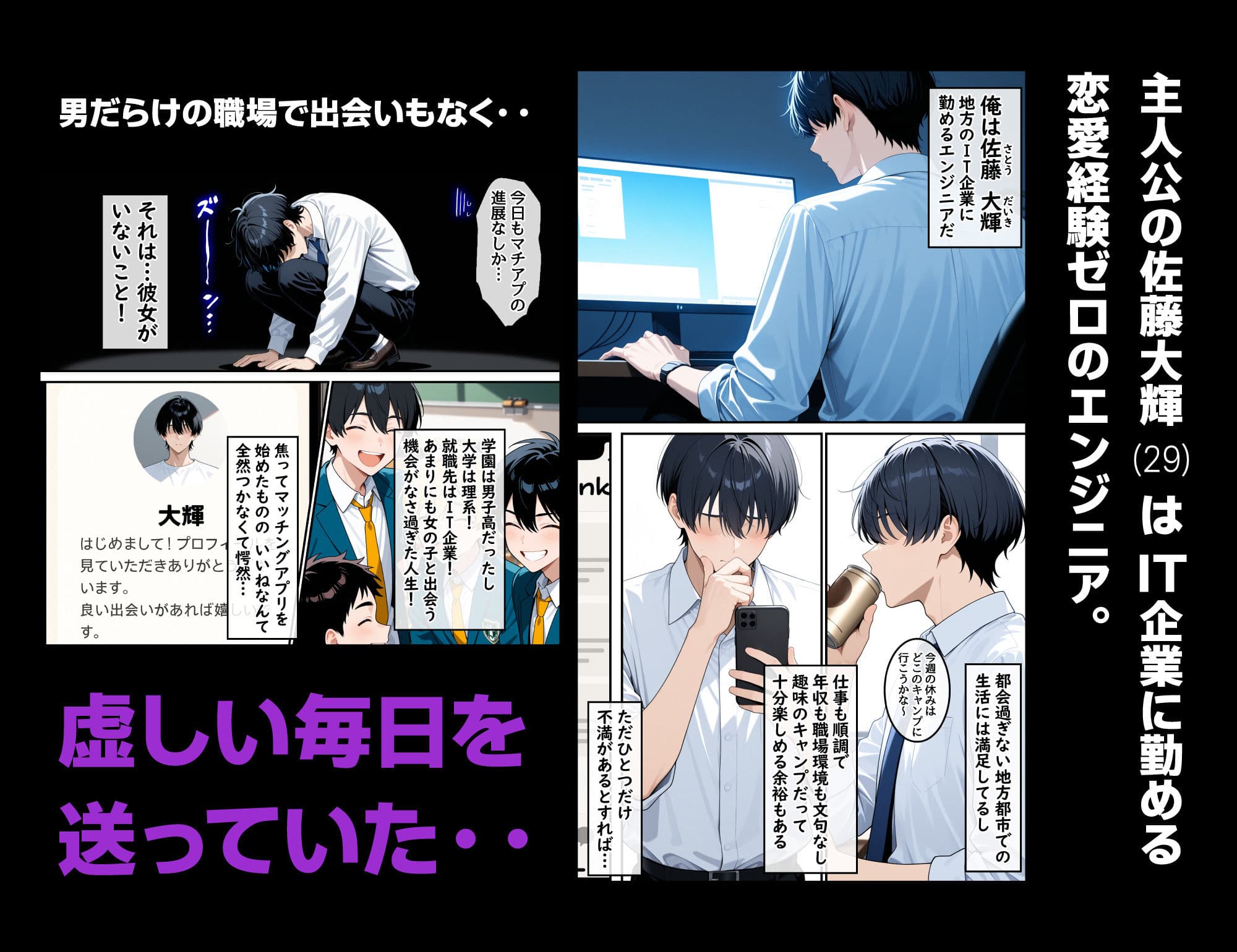 童貞の俺が海外旅行先で出会った褐色美女と国際結婚して子作りしまくる話1 サンプル画像 1