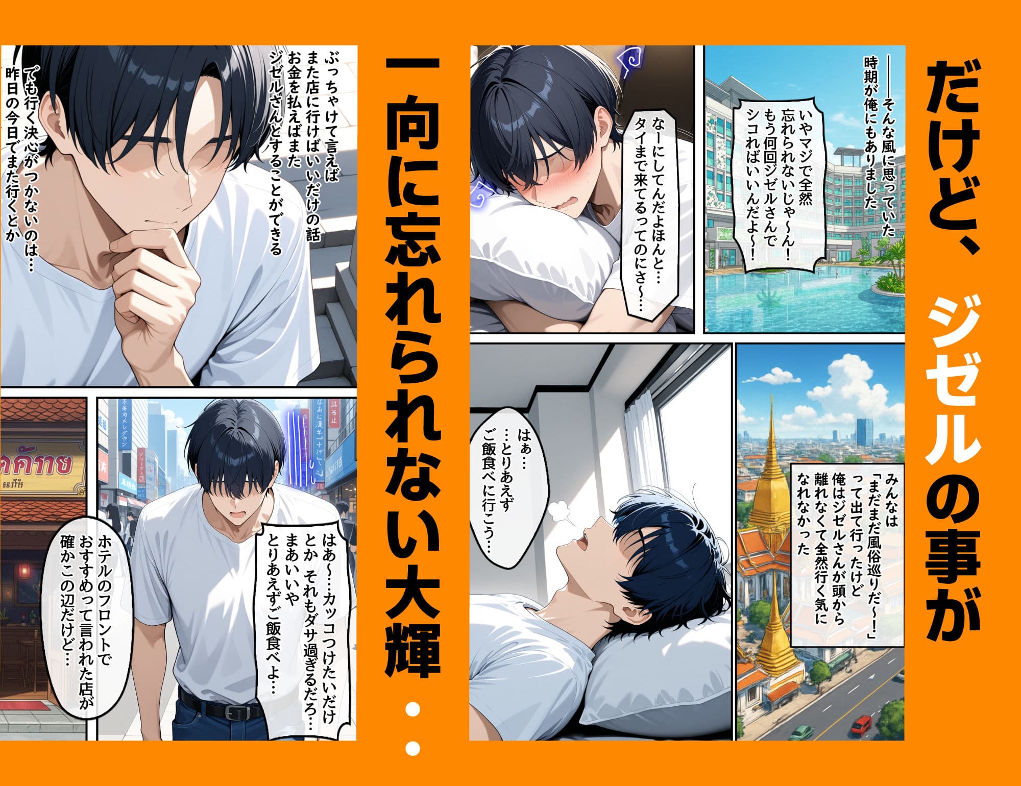 童貞の俺が海外旅行先で出会った褐色美女と国際結婚して子作りしまくる話1 サンプル画像 8