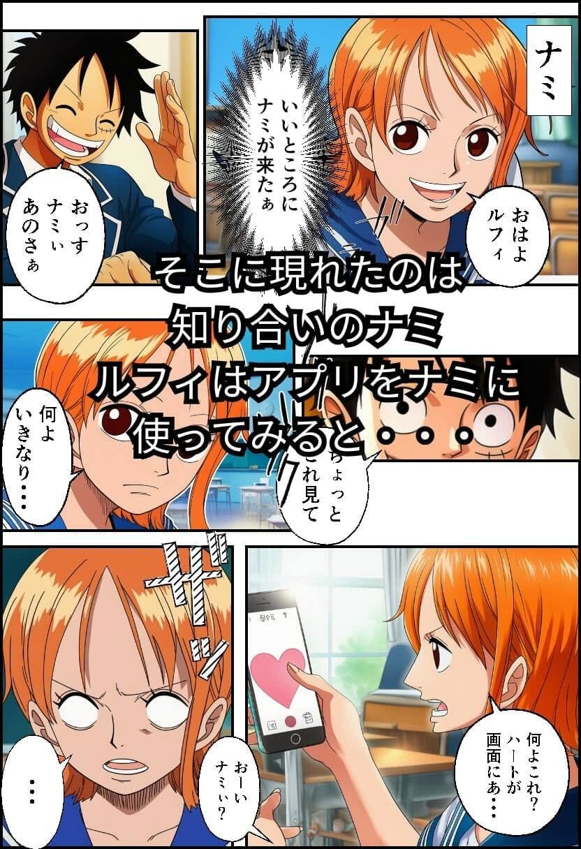 【ワン○ース】催○アプリでセックス!【ナミ・ビビ・ハンコック】 サンプル画像 2