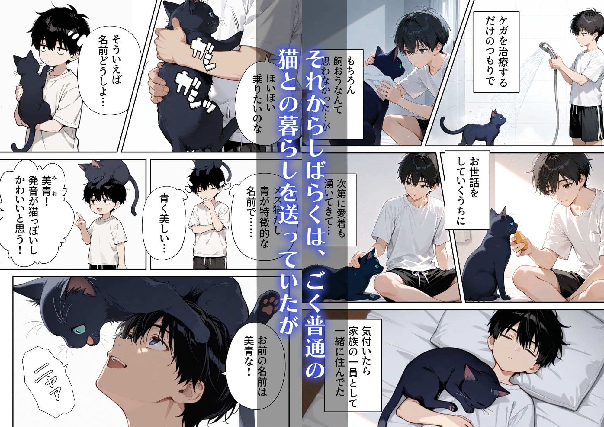 エッチな化け猫にこってり搾り取られる話 サンプル画像 2