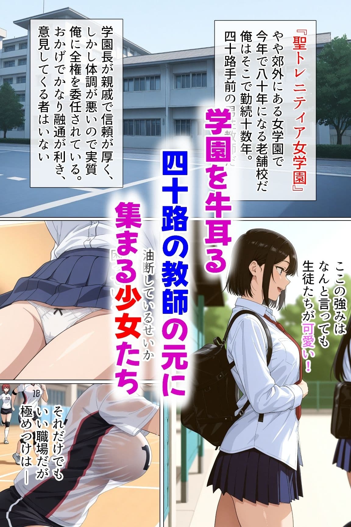 四十路おじさんの白濁サポート指導 サンプル画像 1