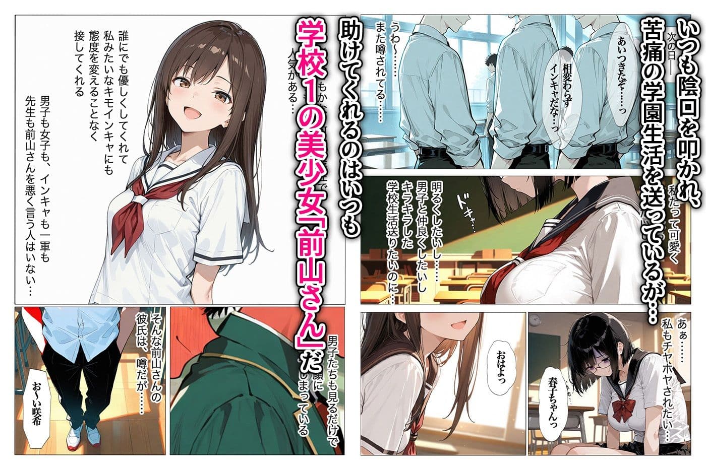 インキャのエロ動画配信がクラスの男子にばれちゃいました サンプル画像 3