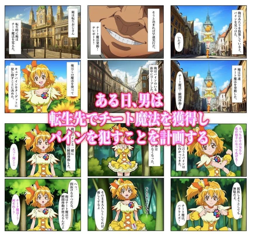 俺だけ使えるチート魔法でパインを犯し倒す件 サンプル画像 1