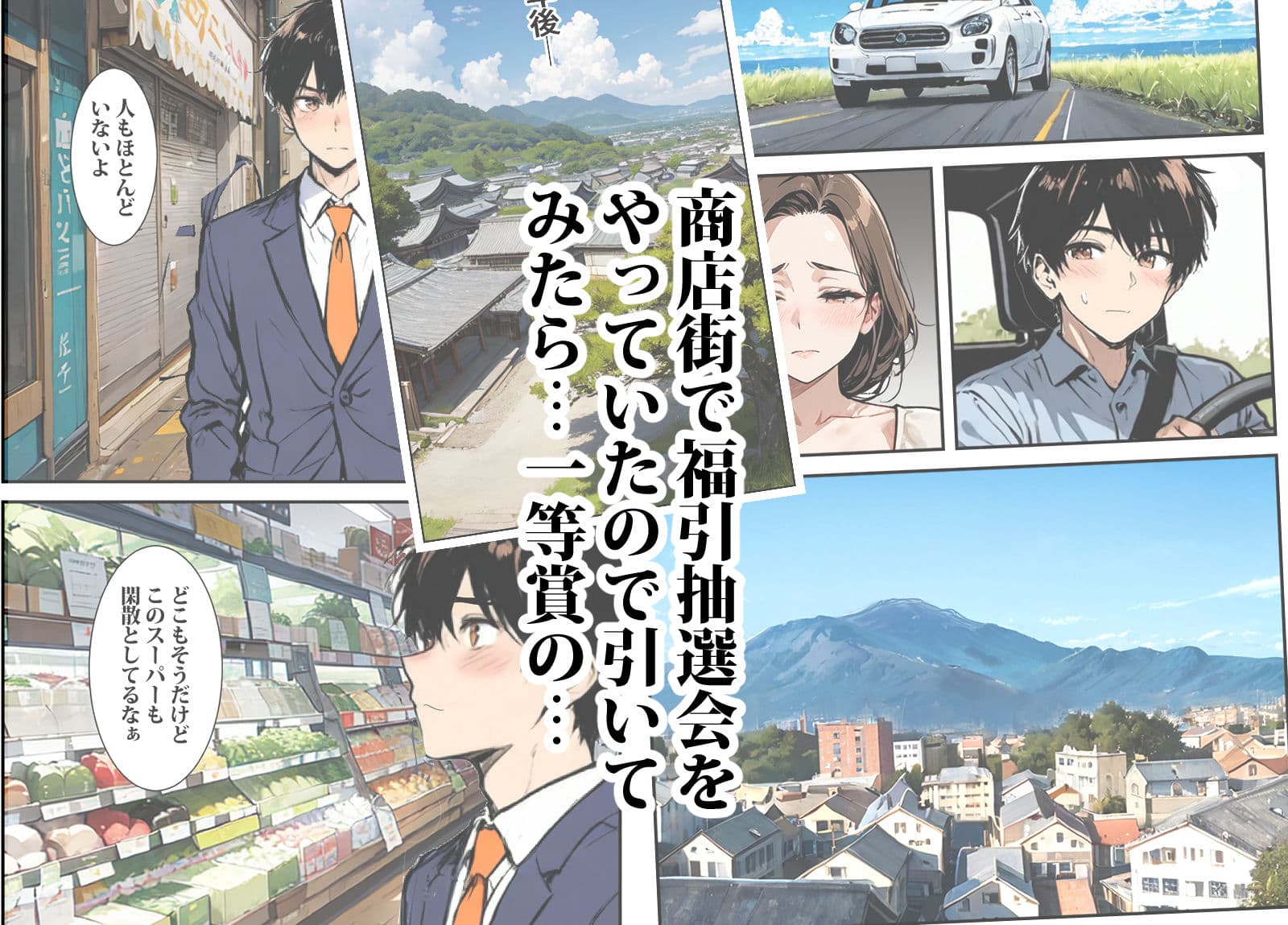 商店街の福引き引いたら人妻が当たった サンプル画像 3