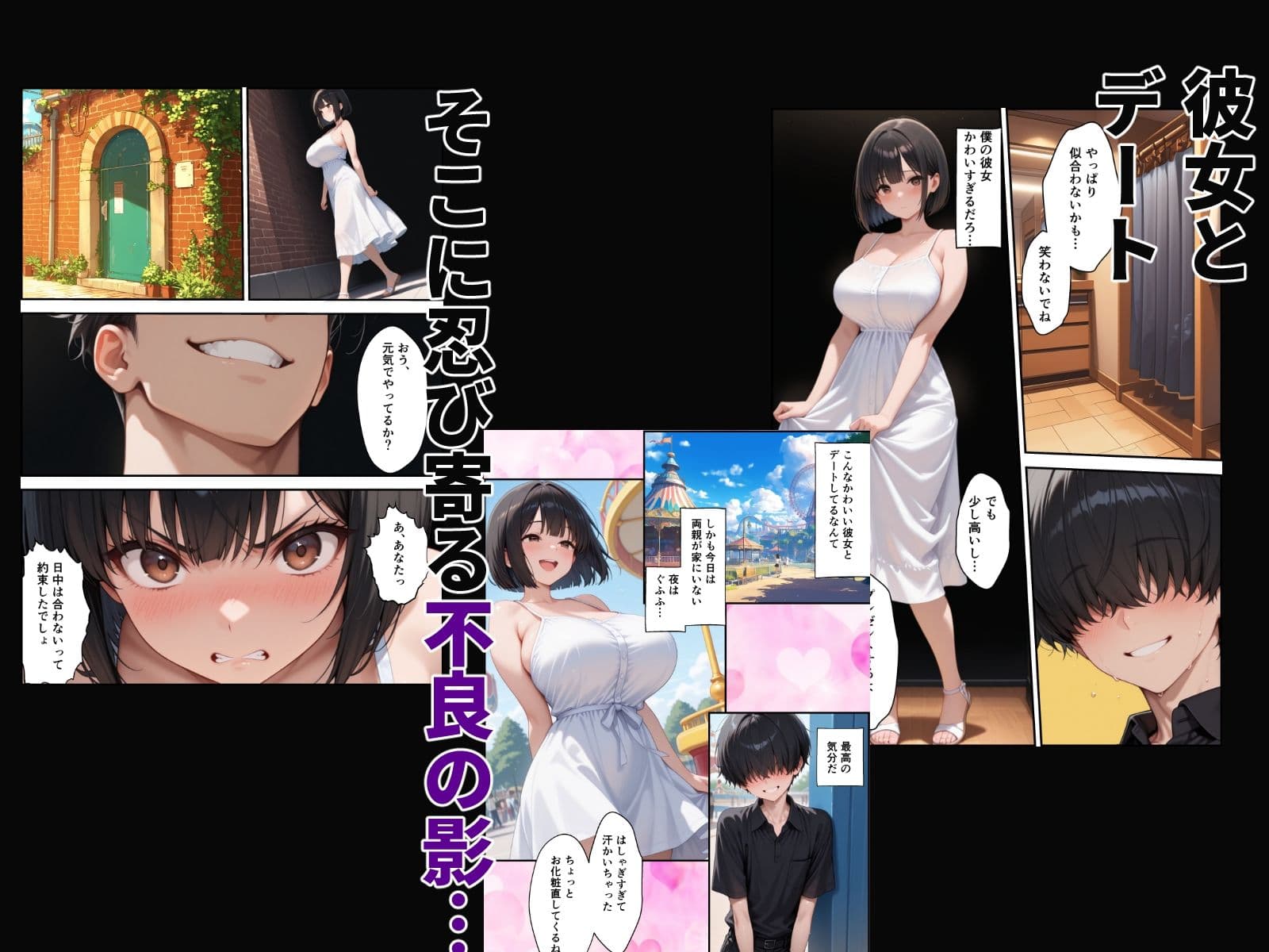 ボクを守るために不良の性奴●になっても絶対に堕ちないカノジョ3 サンプル画像 7