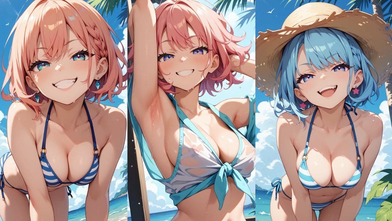 ビキニギャルまとめ サンプル画像 2