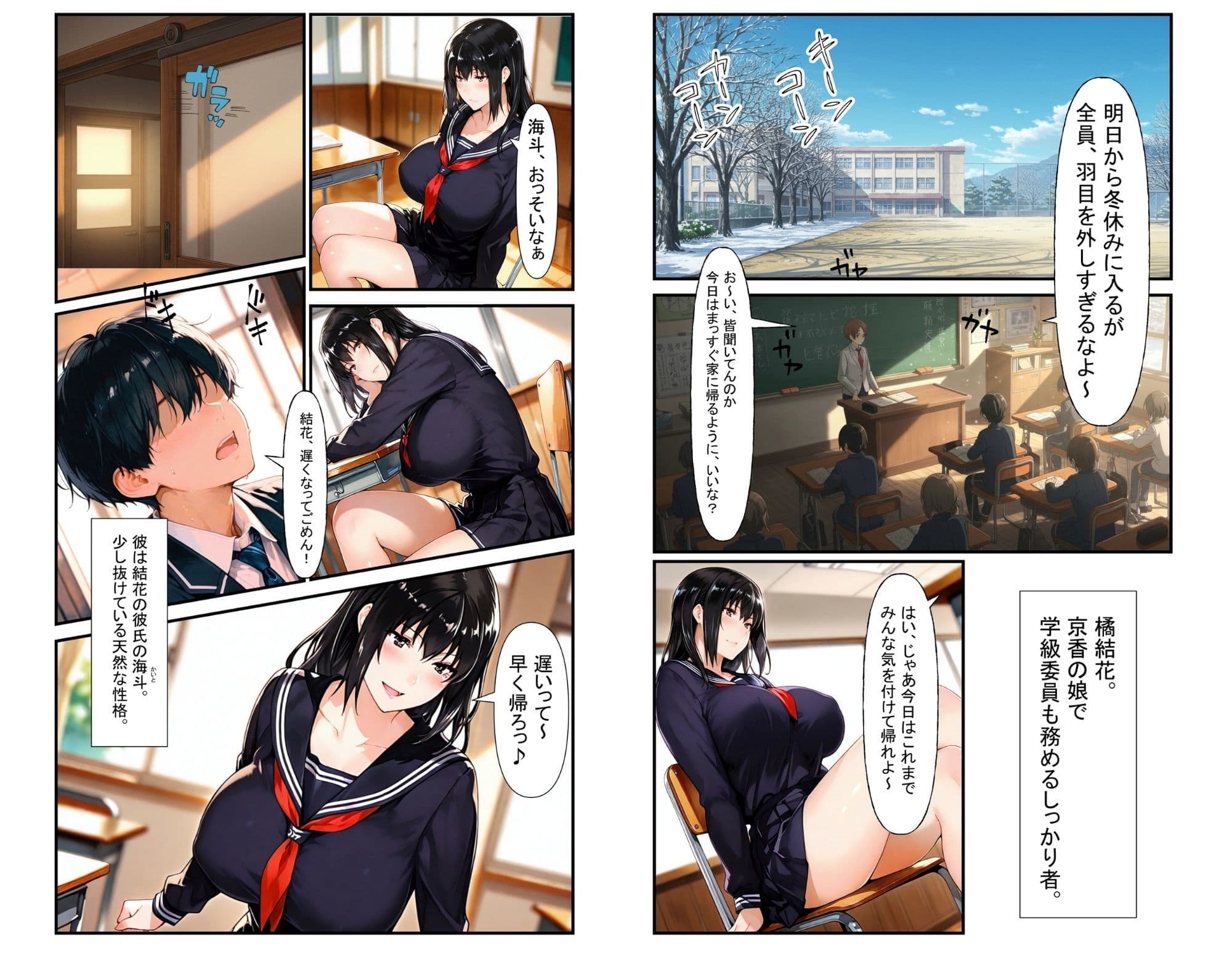 橘京香NTR事情 断りきれずに娘の彼氏と中出し サンプル画像 3