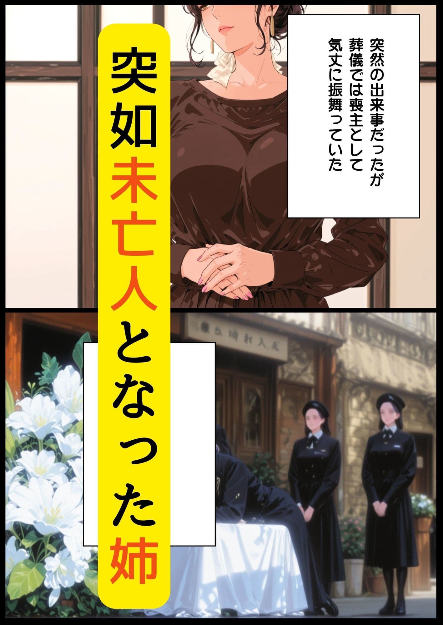 未亡人の姉に迫られた弟は サンプル画像 1