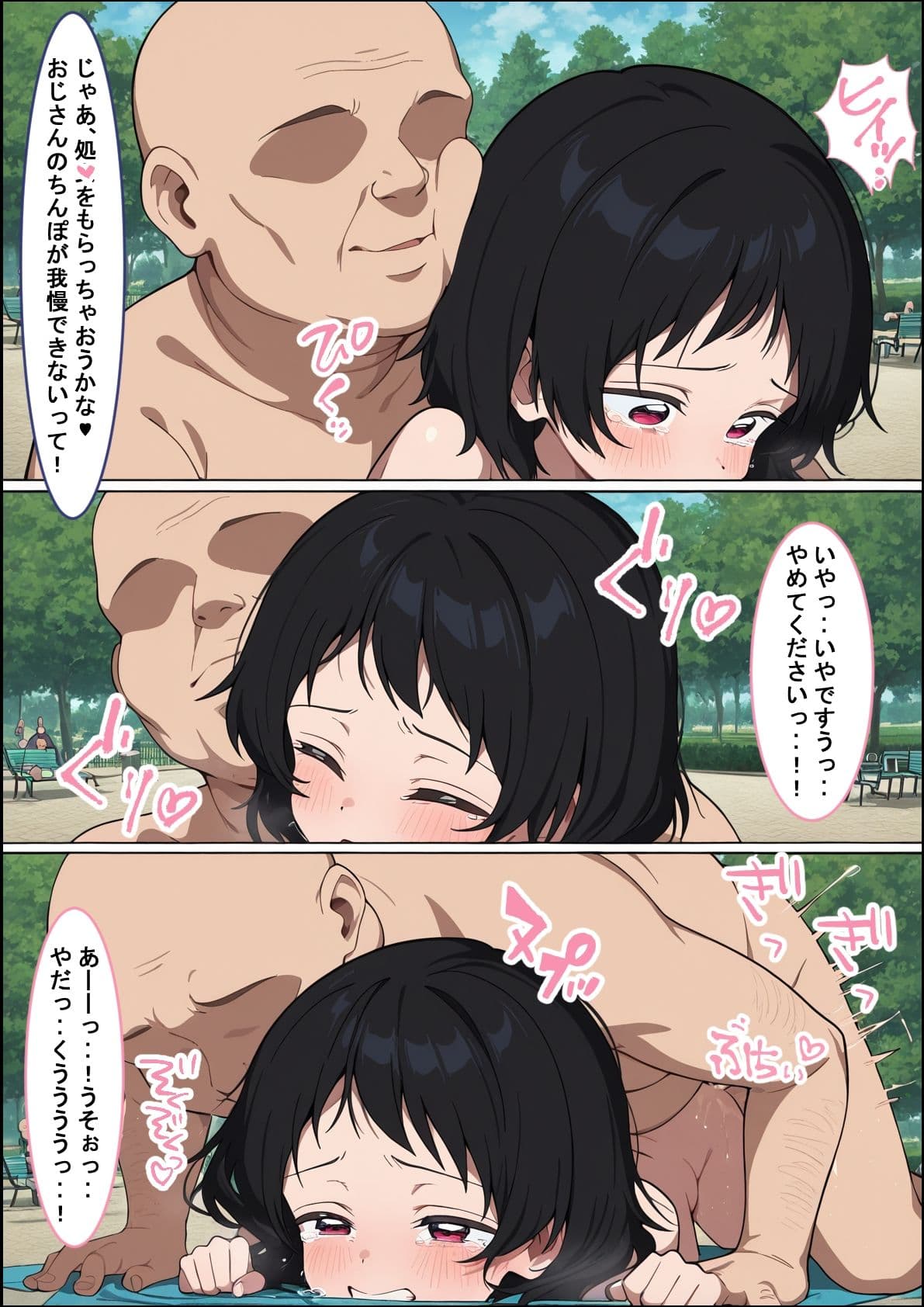 助けに来たのはタコピーじゃなくて爆乳化大好き催●おじさんでした。 サンプル画像 6