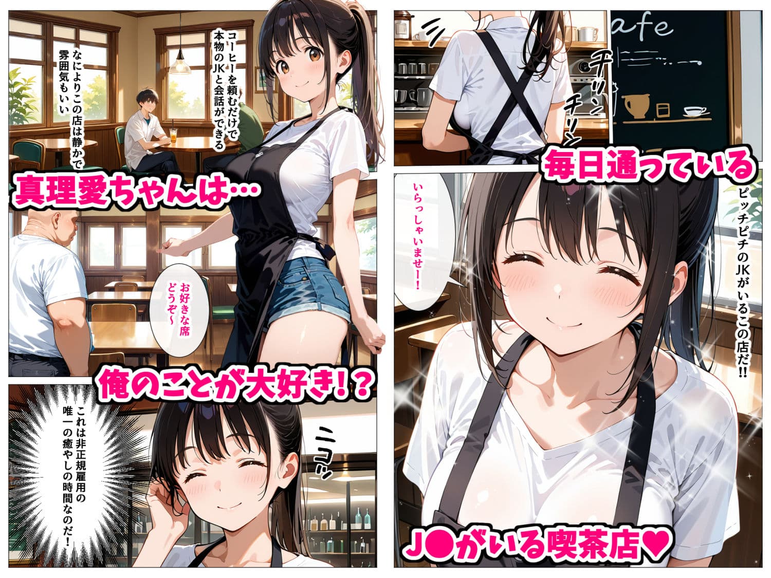 デカパイ過ぎる母娘をねっとり生ハメドスケベセックスでいただいちゃう話 サンプル画像 1