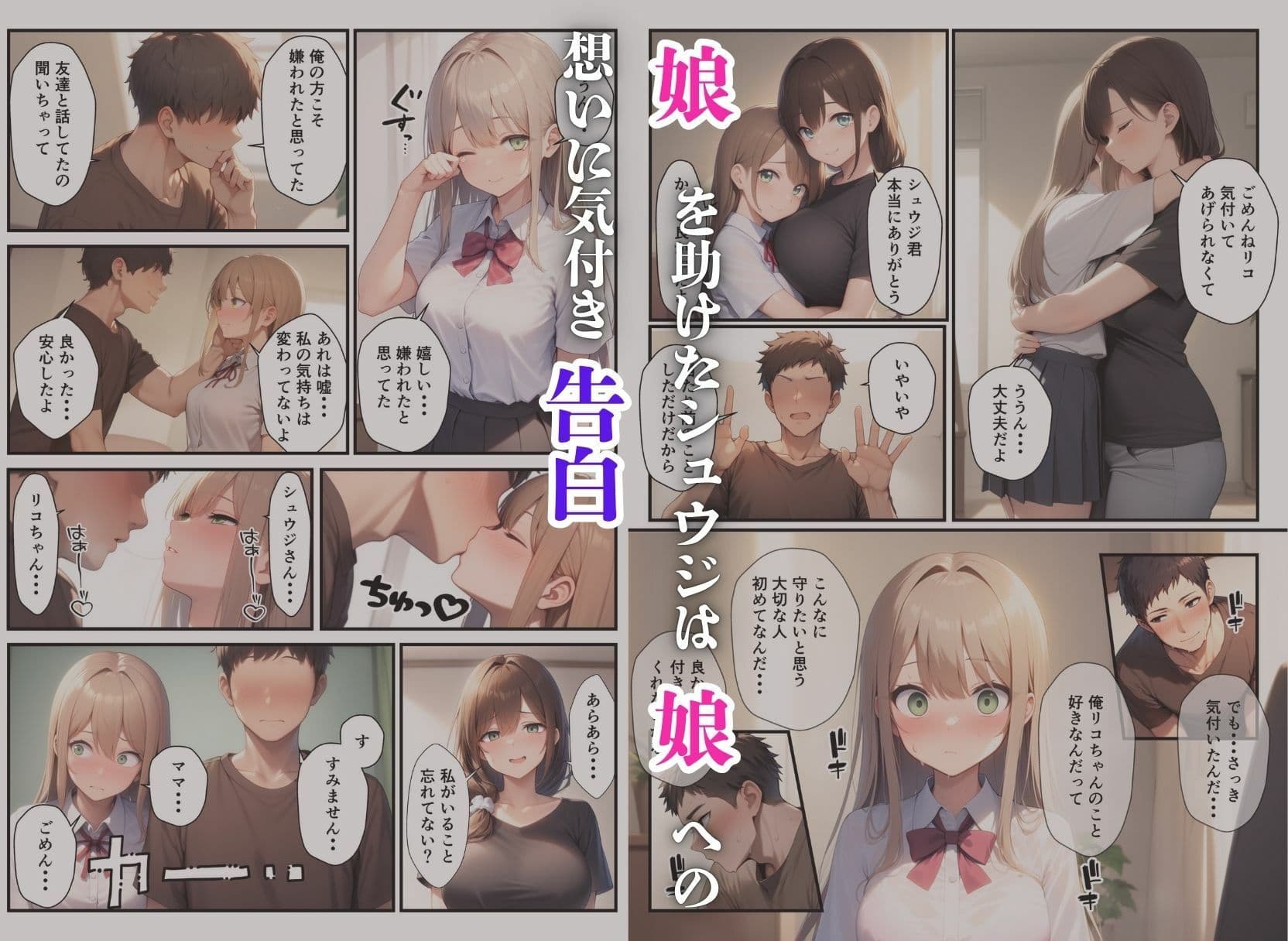 隣に引っ越してきた美人母娘とハーレム親子丼 サンプル画像 7