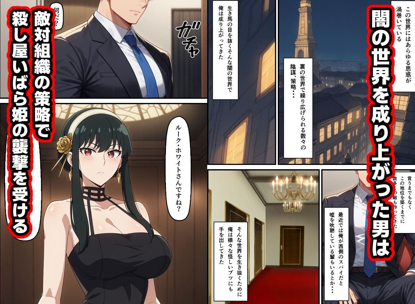 冷酷な殺し屋いばら姫を催●支配したはずが・・・ サンプル画像 1