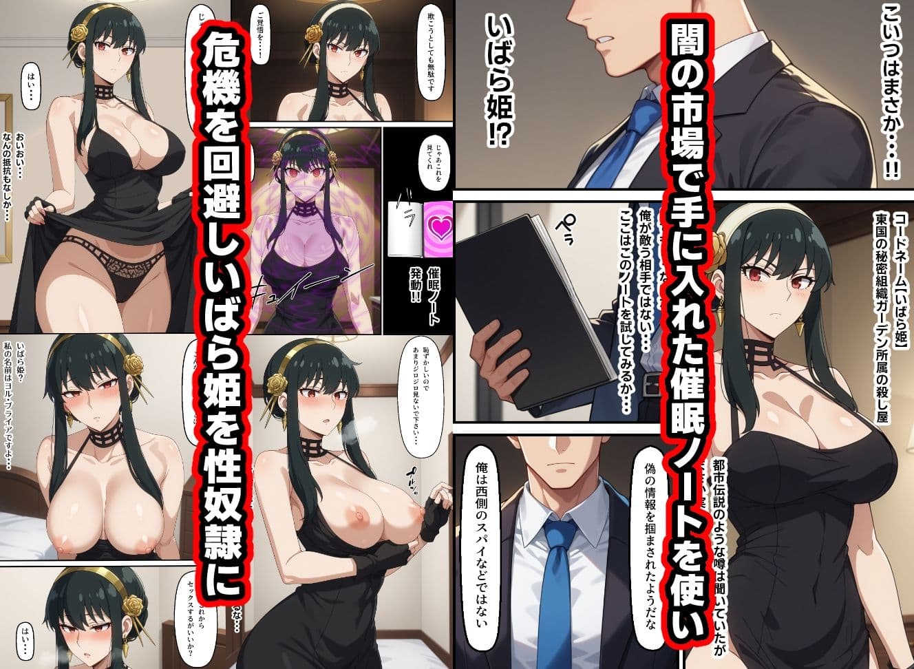 冷酷な殺し屋いばら姫を催●支配したはずが・・・ サンプル画像 2