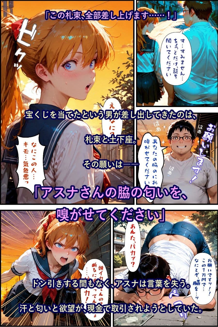 脇の臭いを嗅がせたら大変な目にあった話 サンプル画像 2