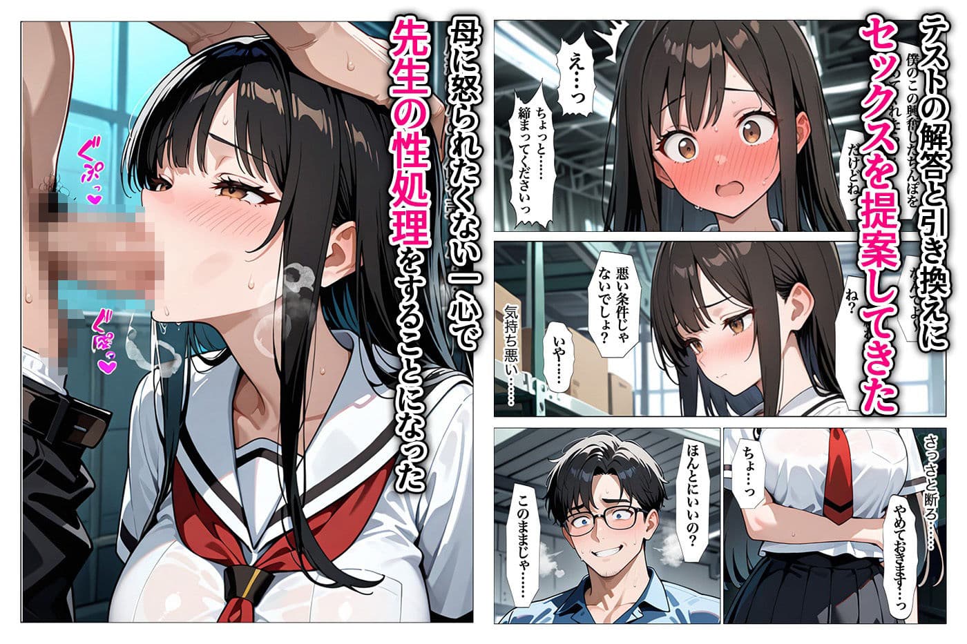 ホームレスの激クサちんぽで中出しされました サンプル画像 4