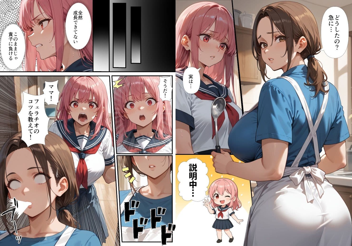 フェラチオ職人育成学園 サンプル画像 8