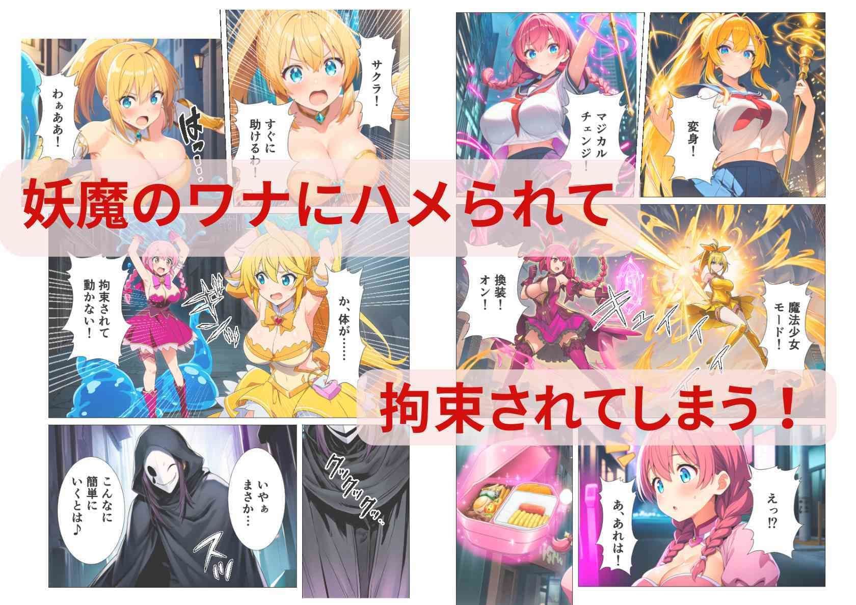 悪堕ち魔法少女〜悦楽の姉妹丼〜 サンプル画像 2