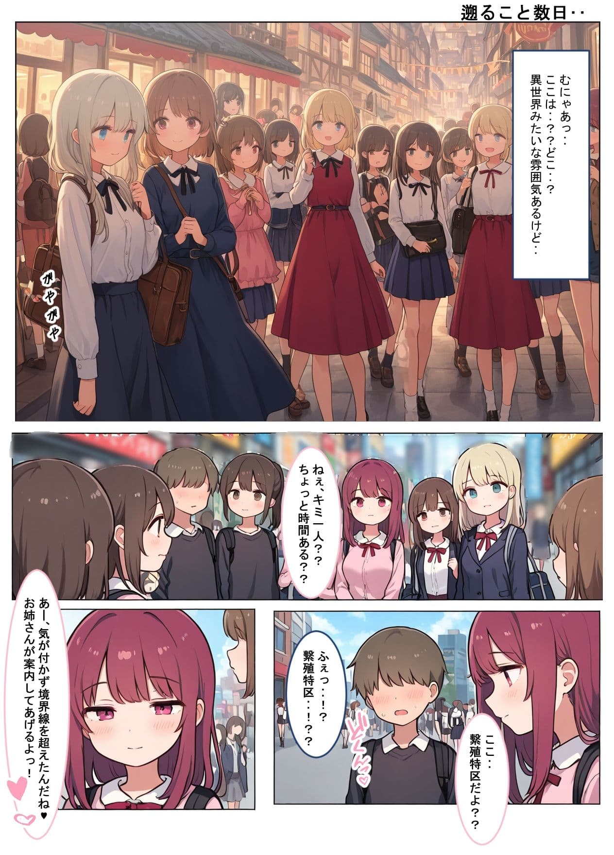 貞操観念逆転世界〜地味な僕がモテモテになって無双する〜 サンプル画像 4