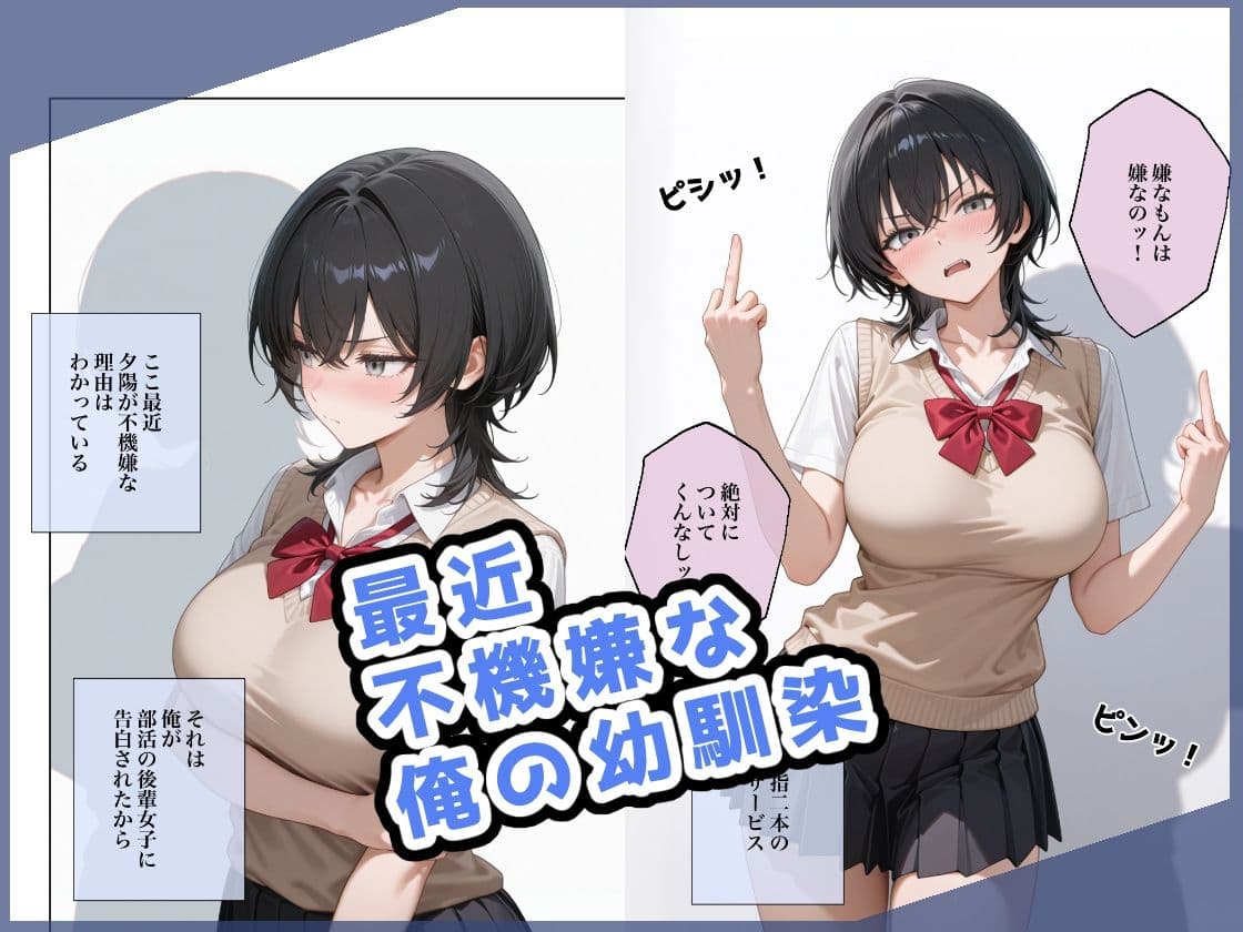 イライラ系幼馴染はなんだかんだで俺の言いなり サンプル画像 1